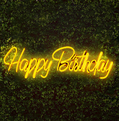 Happy Birthday Neon Sign