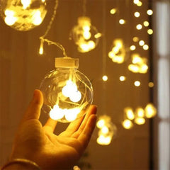 Warm Color Ball Curtain Led Fairy Light