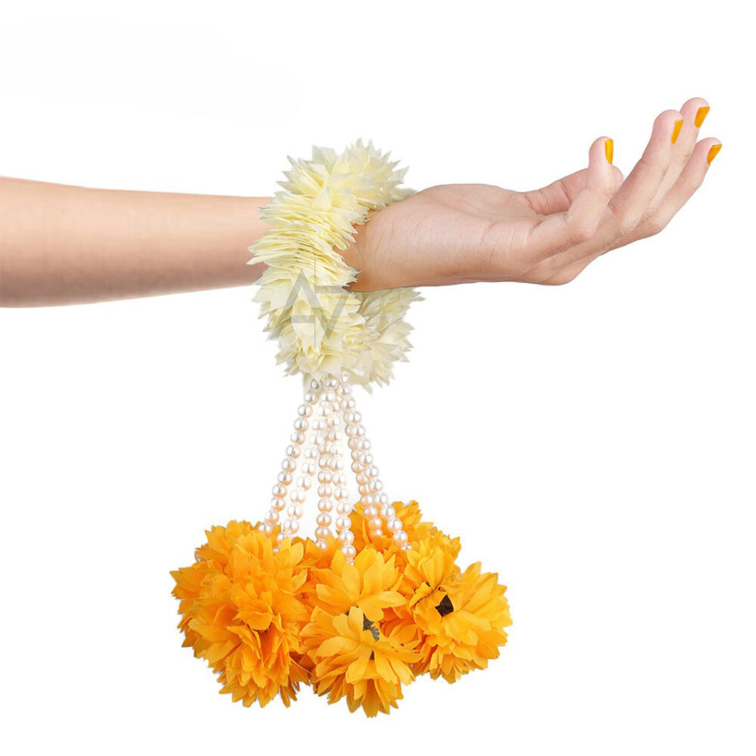 Artificial Flower Hand Bangles Single piece