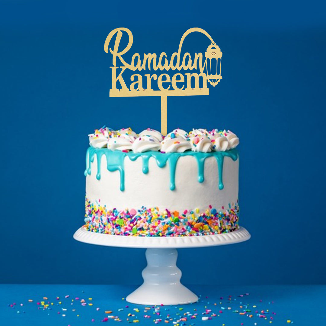 Ramadan Mubarak Acrylic Cake Topper