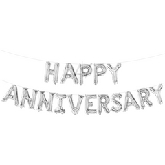 Happy Anniversary Foil Balloons Set