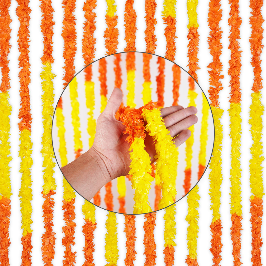 12 Pcs Artificial Flower Wedding Garland