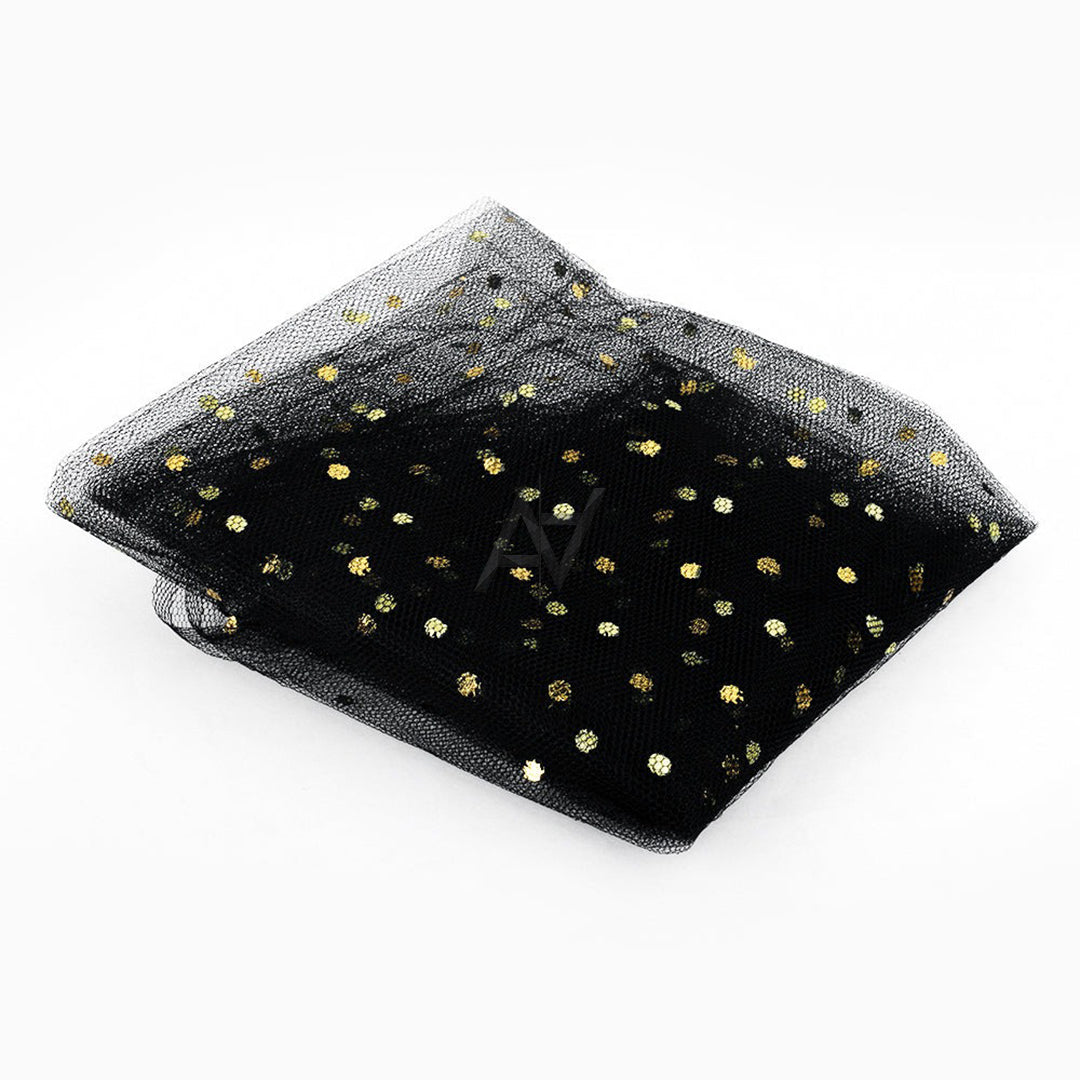 Golden Dot Fancy Net For Gift Wrapping