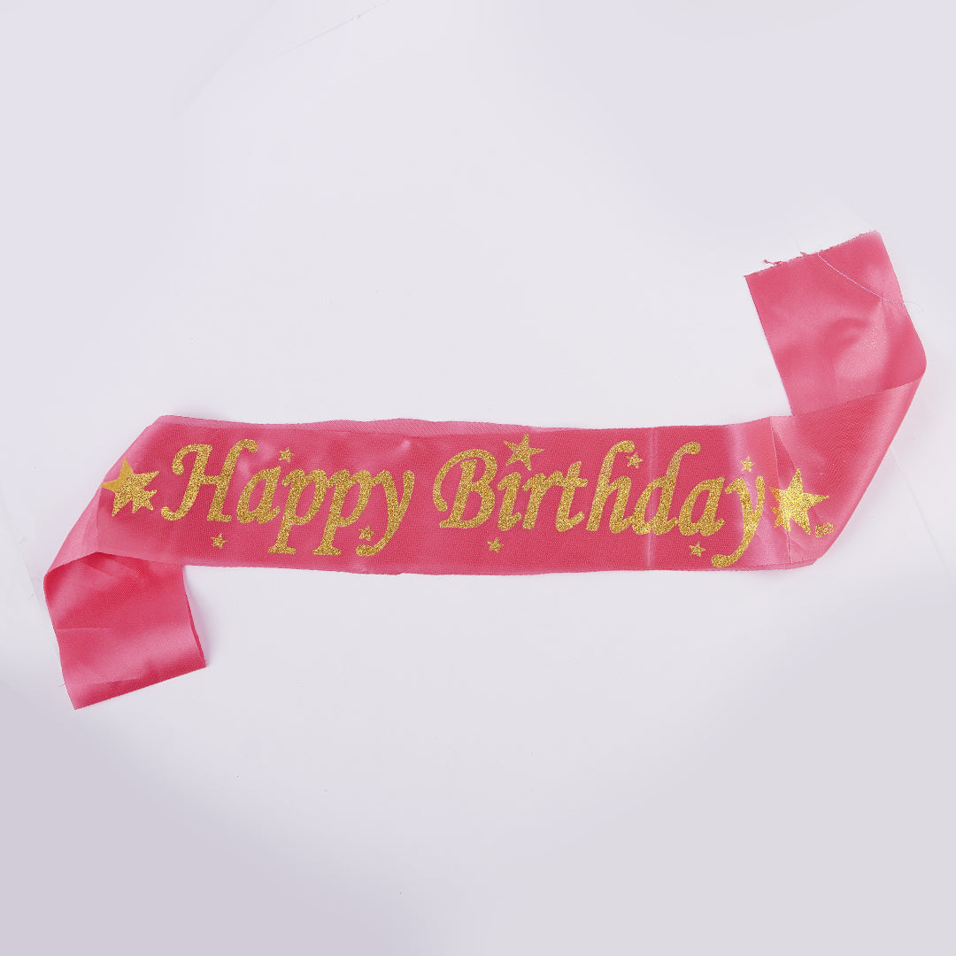 Happy Birthday Sash