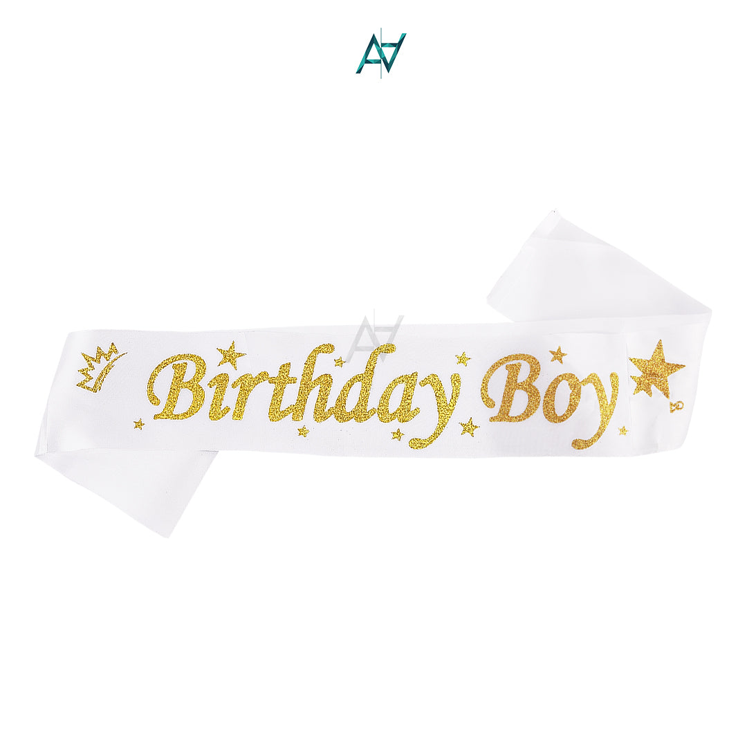 Birthday Boy Sashes – Multi Color Party Accessories