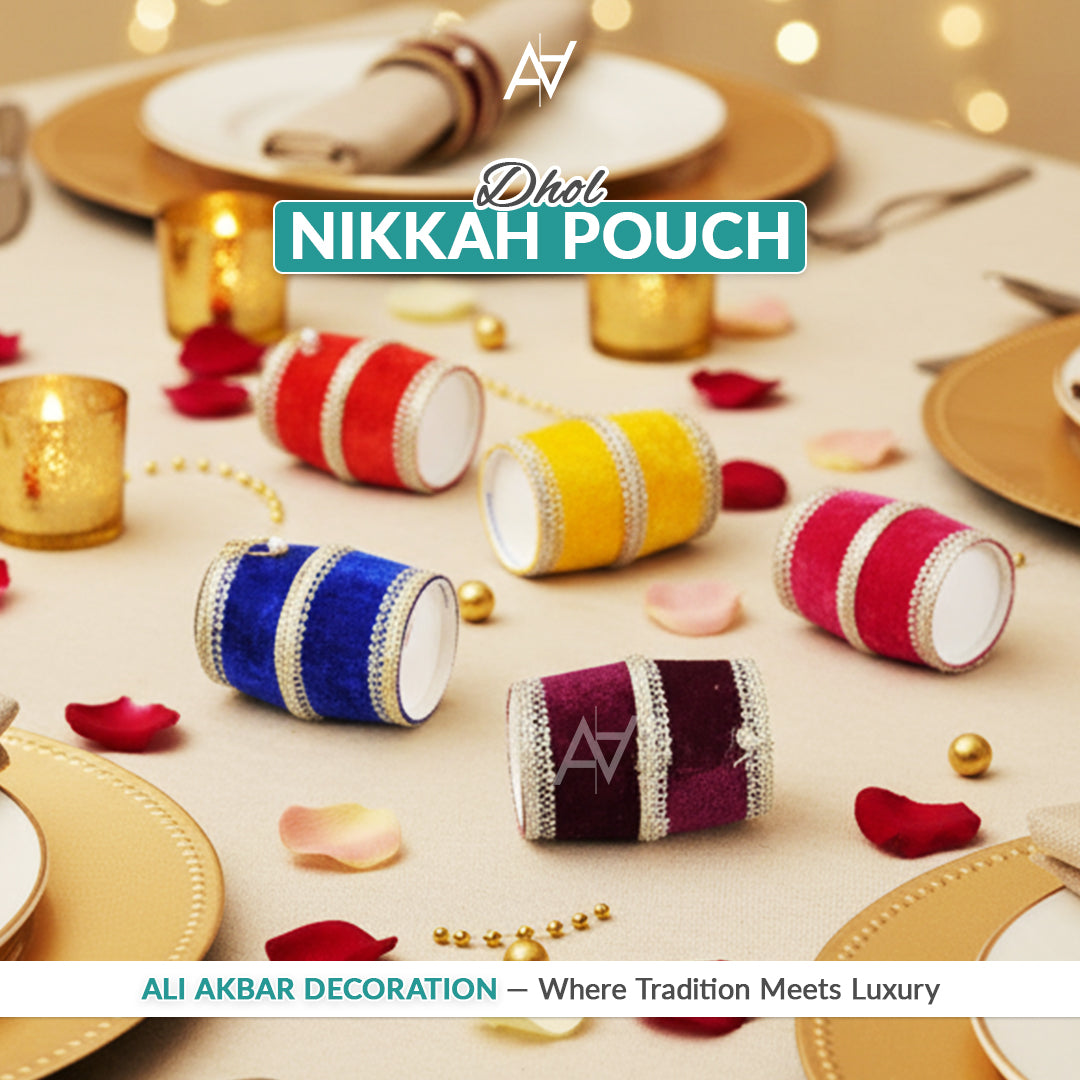 Dhol Nikkah Pouches