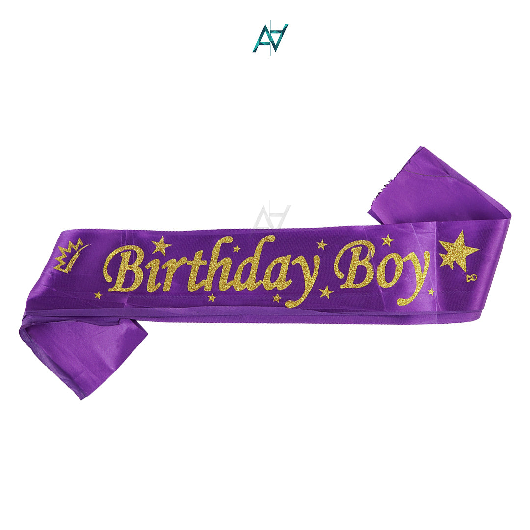 Birthday Boy Sashes – Multi Color Party Accessories