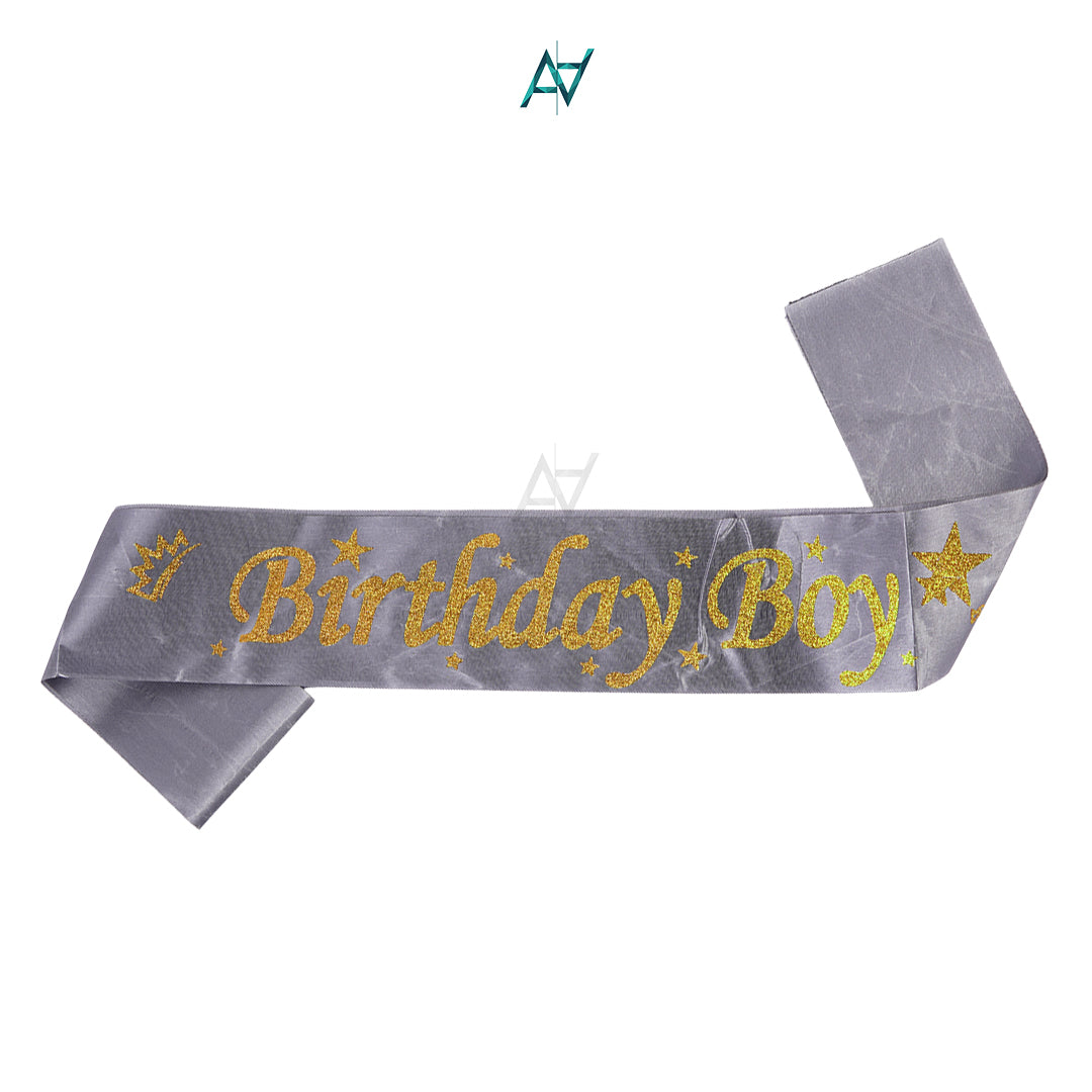 Birthday Boy Sashes – Multi Color Party Accessories