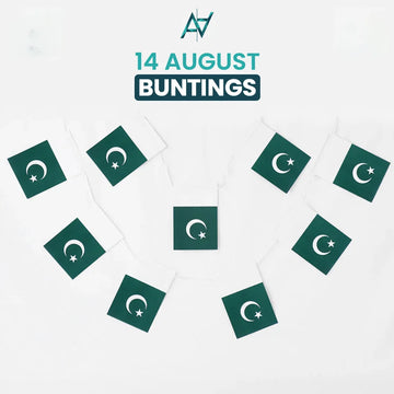 Pack of 100- 14th August Jhandia Buntings