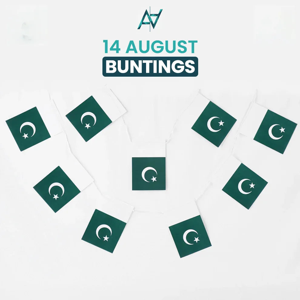 Pack of 100- 14th August Jhandia Buntings