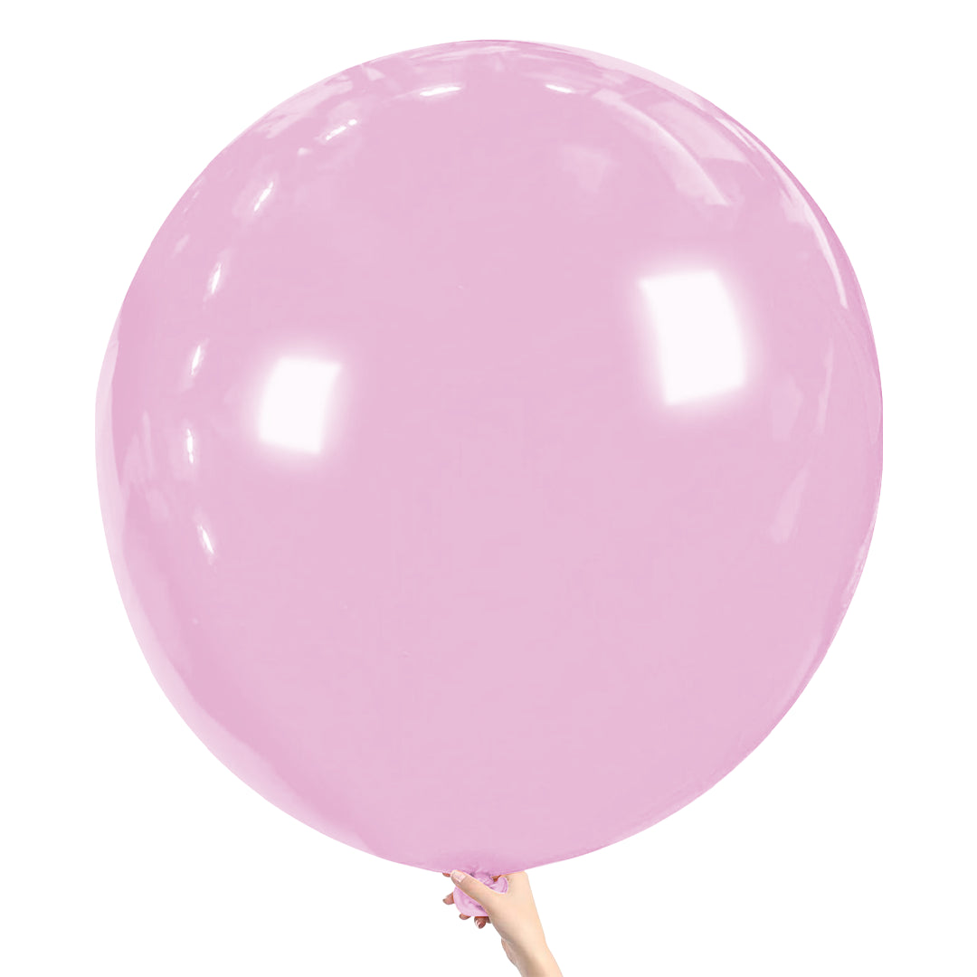 Lilac Pink Giant Latex Balloon – 36 inch Oversized Party Balloon for Decor & Photos - Aliakbardecoration