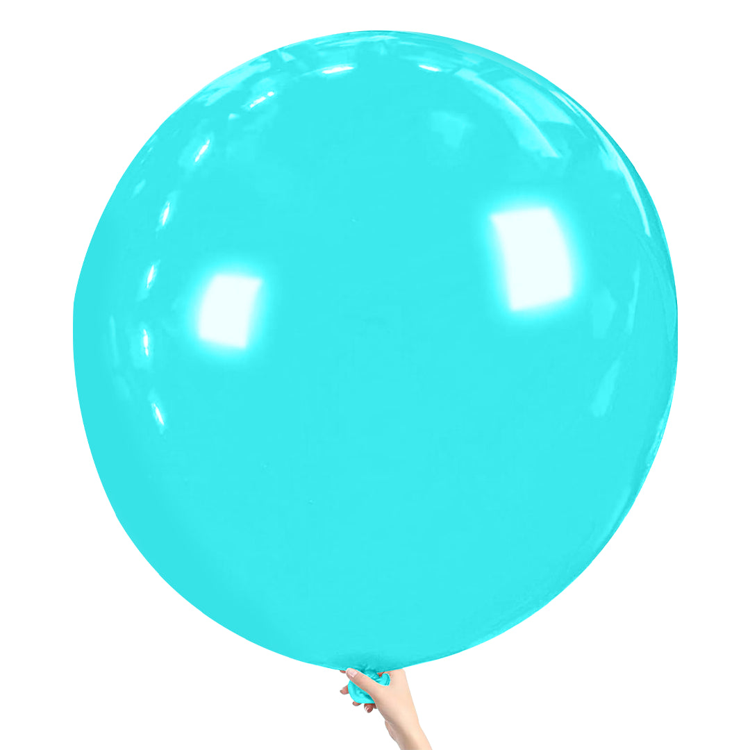 Sea Green Giant Latex Balloon – 36 inch Oversized Party Balloon for Decor & Photos - Aliakbardecoration