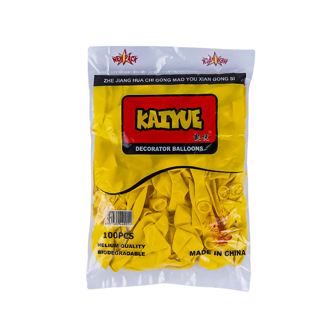 Kaiyue Mustard Color Latex Balloon
