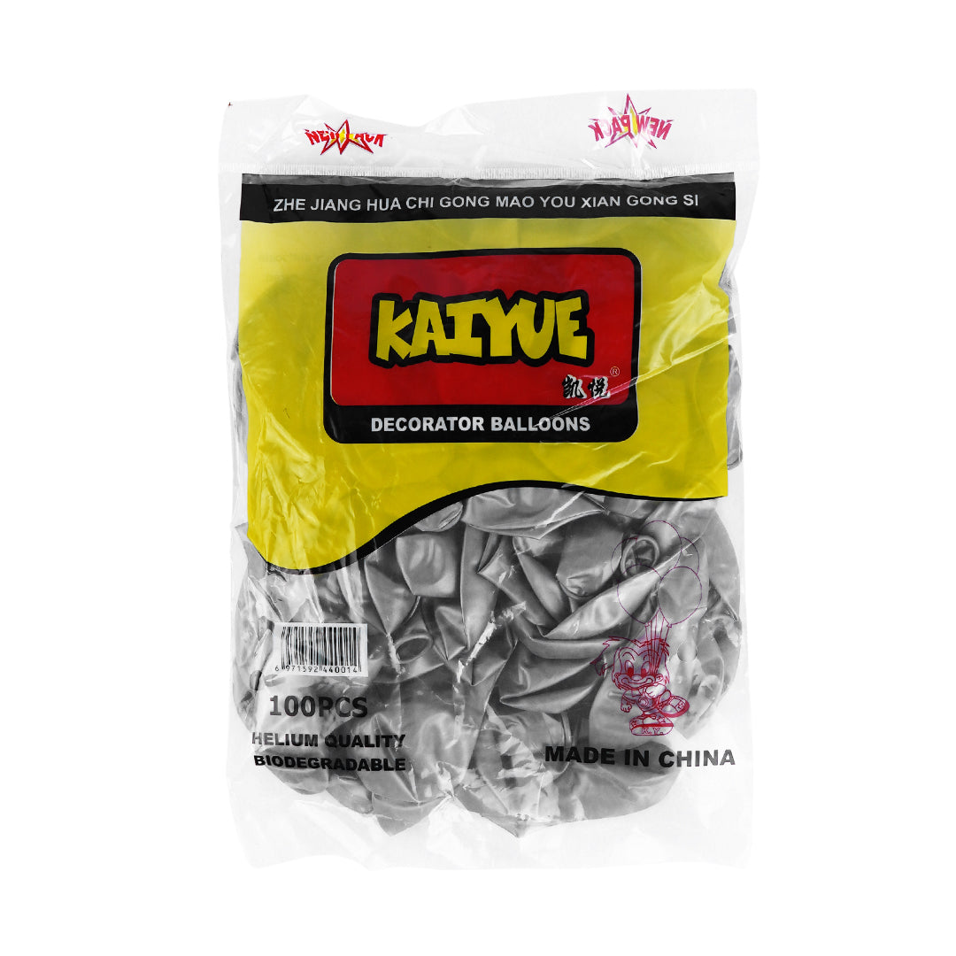 Silver Color Latex Balloon