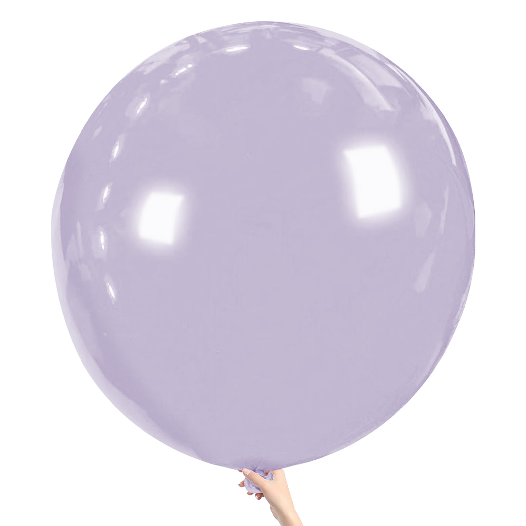 Misty Purple Giant Latex Balloon – 36 inch Oversized Party Balloon for Decor & Photos - Aliakbardecoration