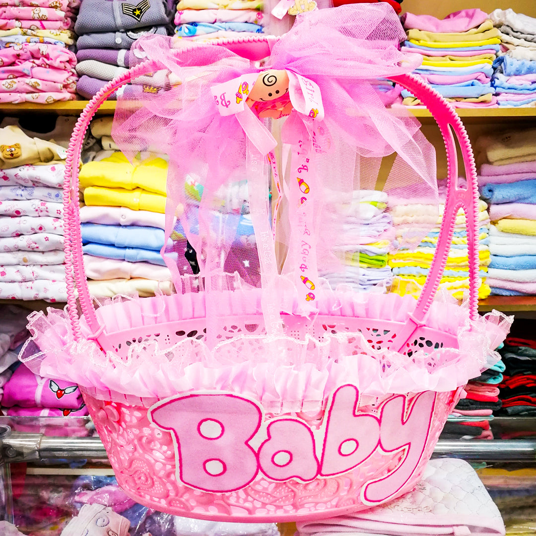 Baby Boy & Baby Girl Basket for Baby Shower