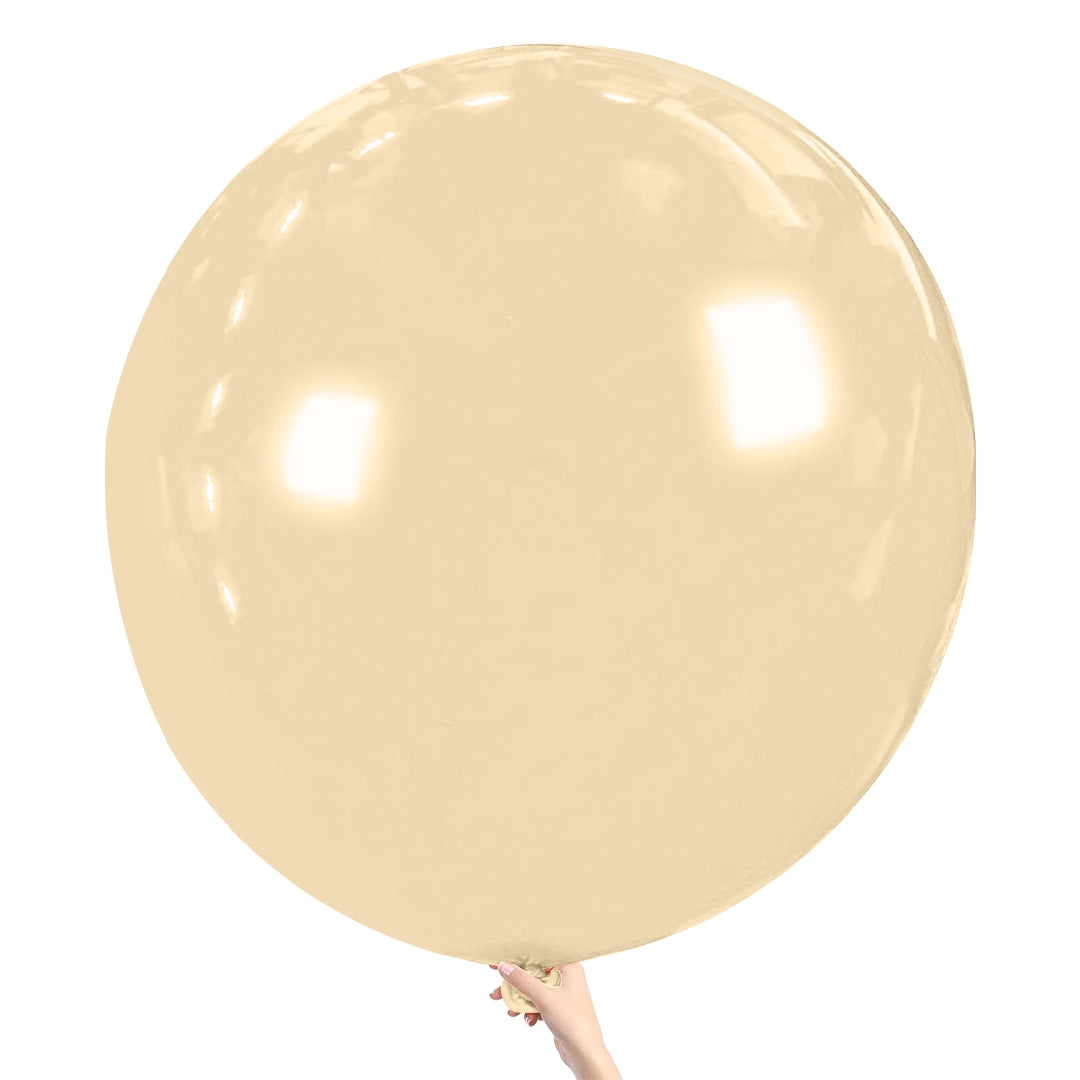 Tawny Giant Latex Balloon – 36 inch Oversized Party Balloon for Decor & Photos - Aliakbardecoration