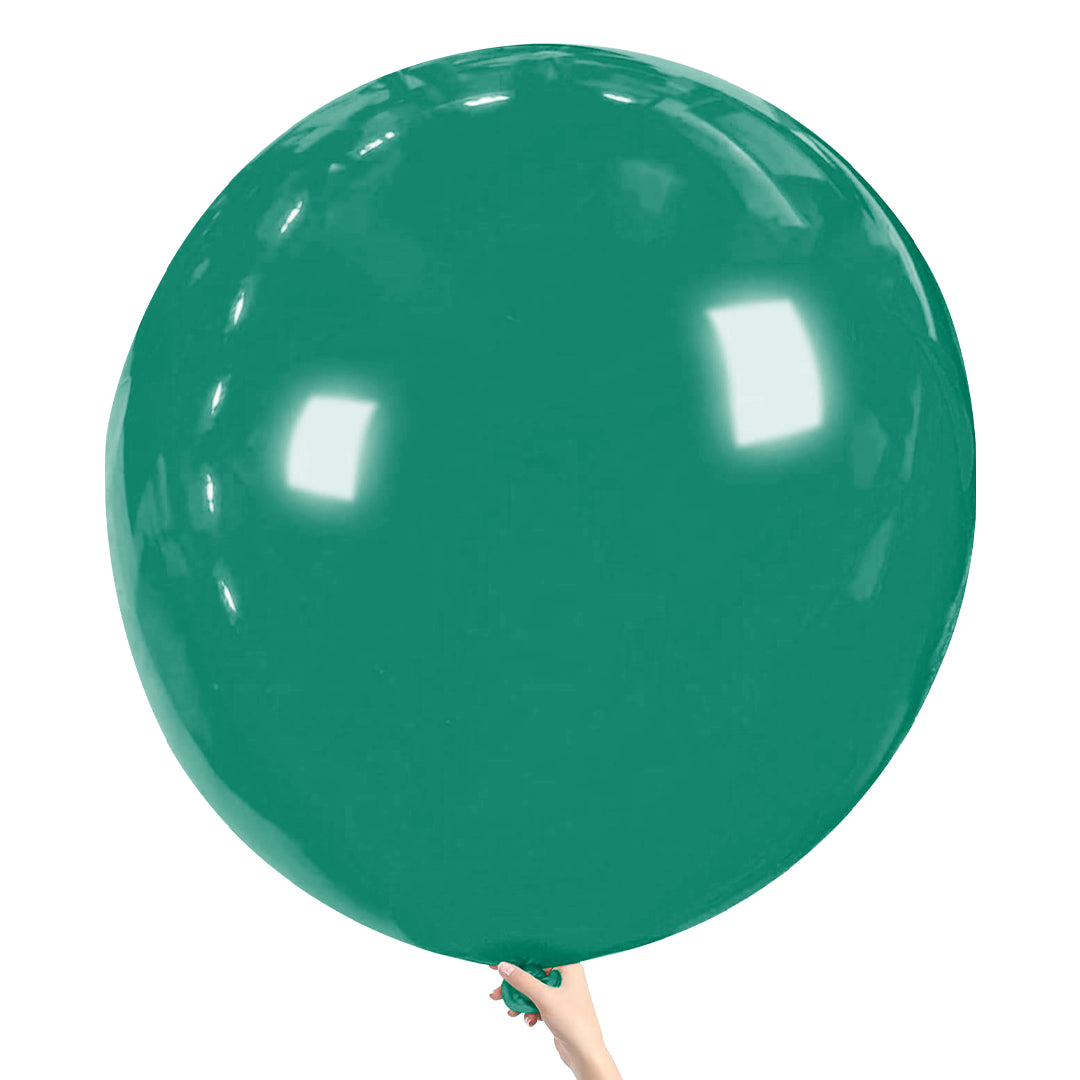 Forest Green Giant Latex Balloon – 36 inch Oversized Party Balloon for Decor & Photos - Aliakbardecoration