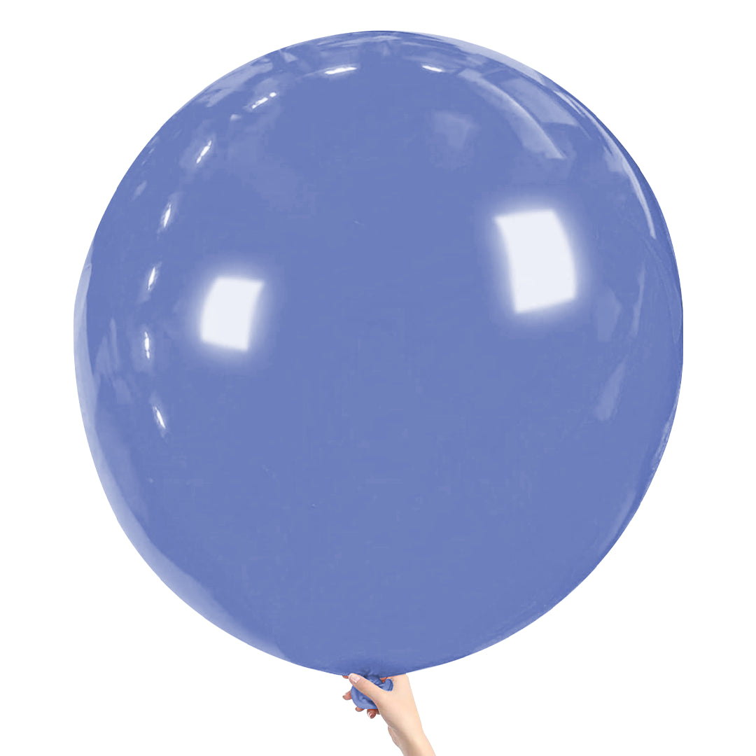 Demin Grey Giant Latex Balloon – 36 inch Oversized Party Balloon for Decor & Photos - Aliakbardecoration