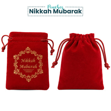 Nikkah Mubarak Velvet Pouch