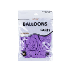 Pack of 100 - 12 Inches Purple Latex Balloon