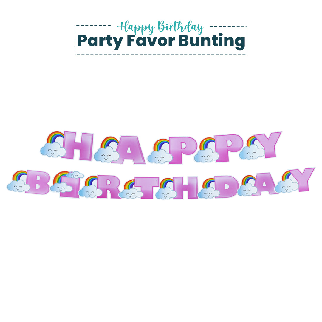 Happy Birthday Bunting Banner