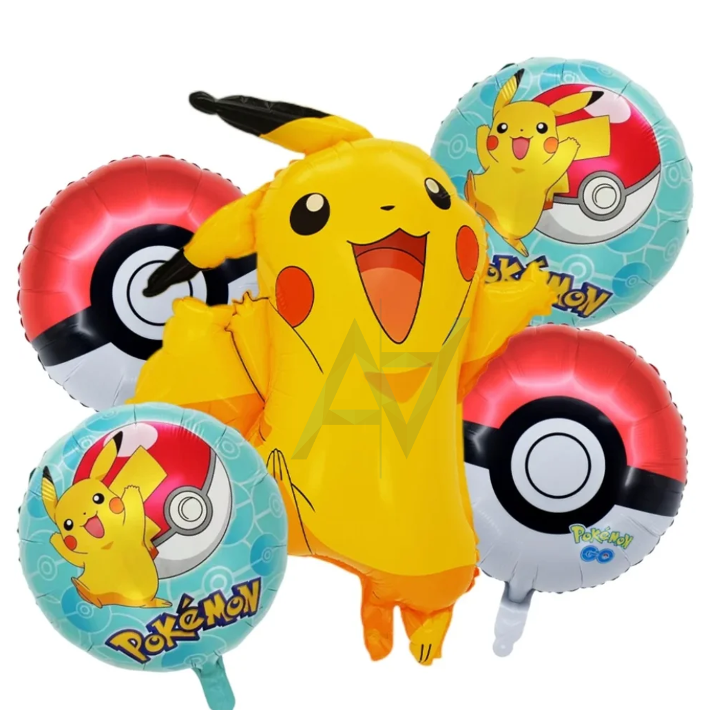 Pokemon Foil Balloon Set