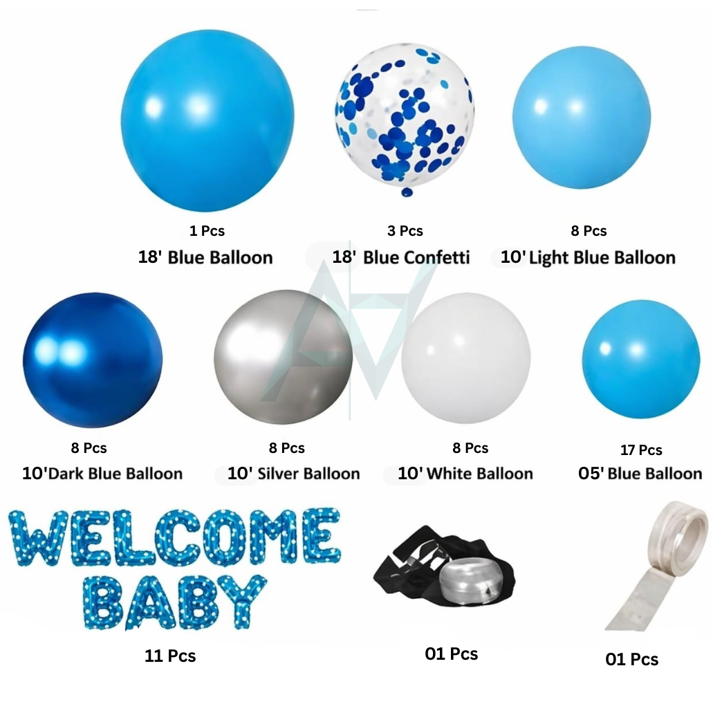 Welcome baby Foil Balloon Kit