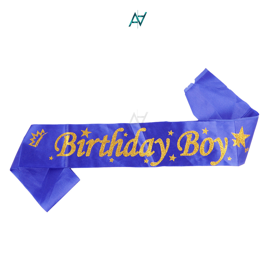 Birthday Boy Sashes – Multi Color Party Accessories