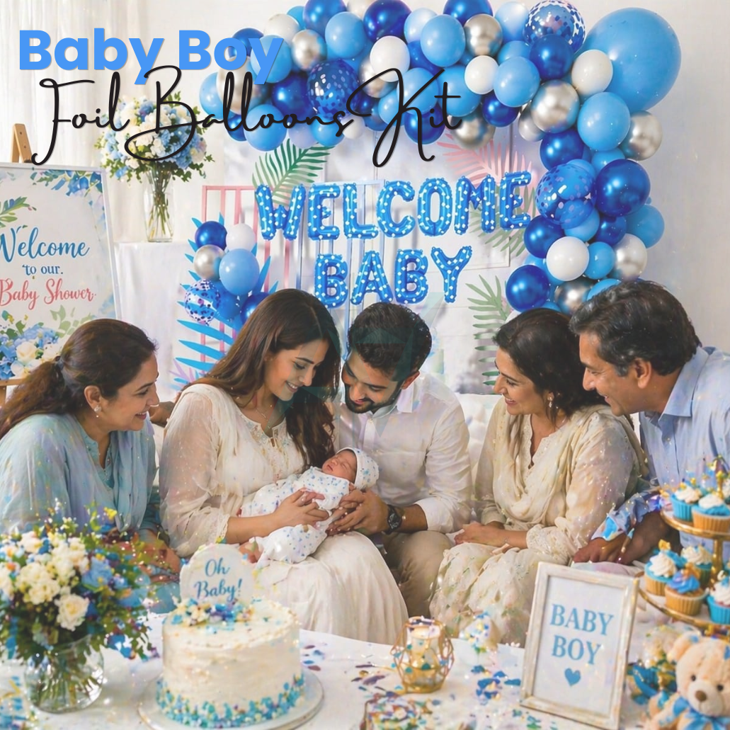 Welcome baby Foil Balloon Kit