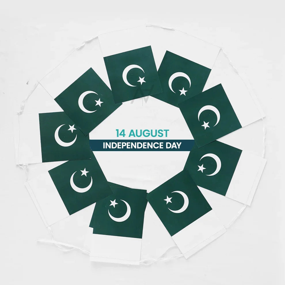 Pack of 100- 14th August Jhandia Buntings