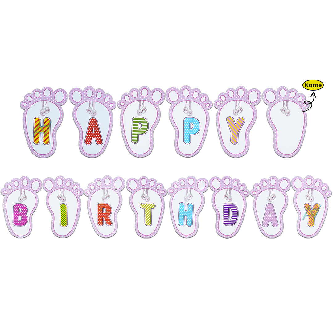 Happy Birthday Party Flags Bunting