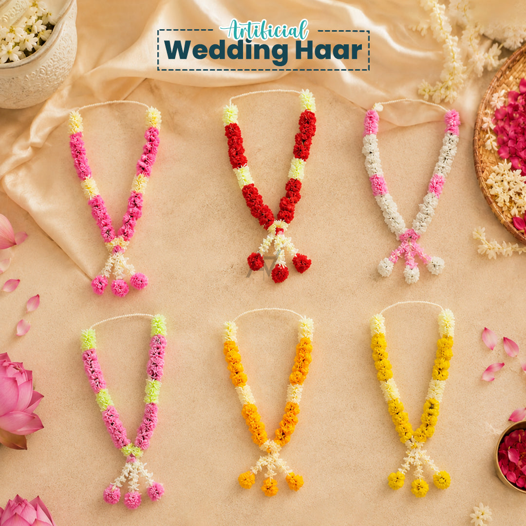 Artificial Wedding Haar For Bride & Groom