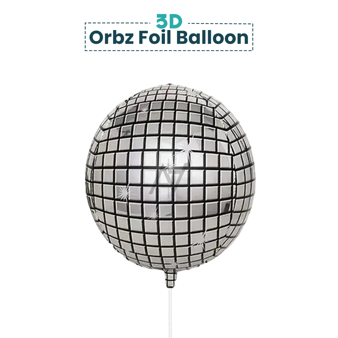 3D Orbz Foil Balloon Set (5 Pcs) – Party Decor Balloons