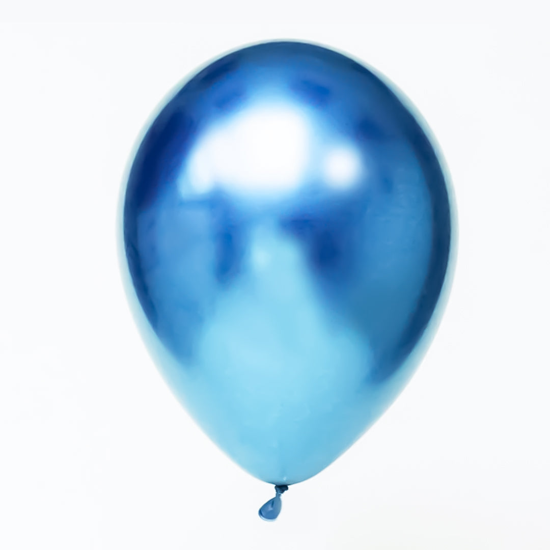 Qualatex Chrome blue balloon