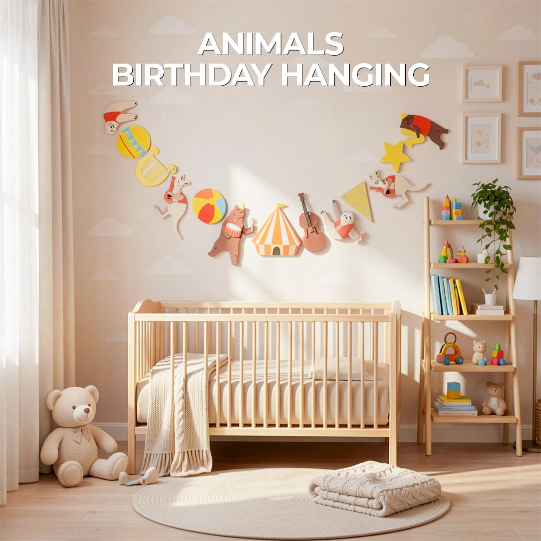 Animal Birthday Hanging