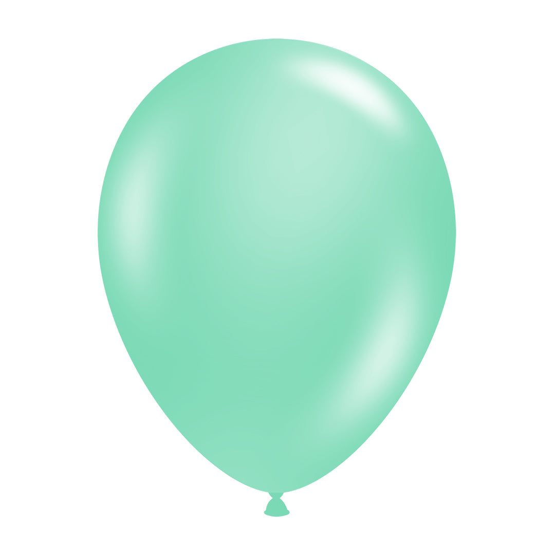 Sea green latex balloon