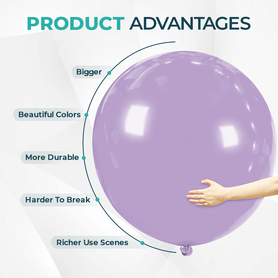 Dusty Pink Giant Latex Balloon – 36 inch Oversized Party Balloon for Decor & Photos - Aliakbardecoration