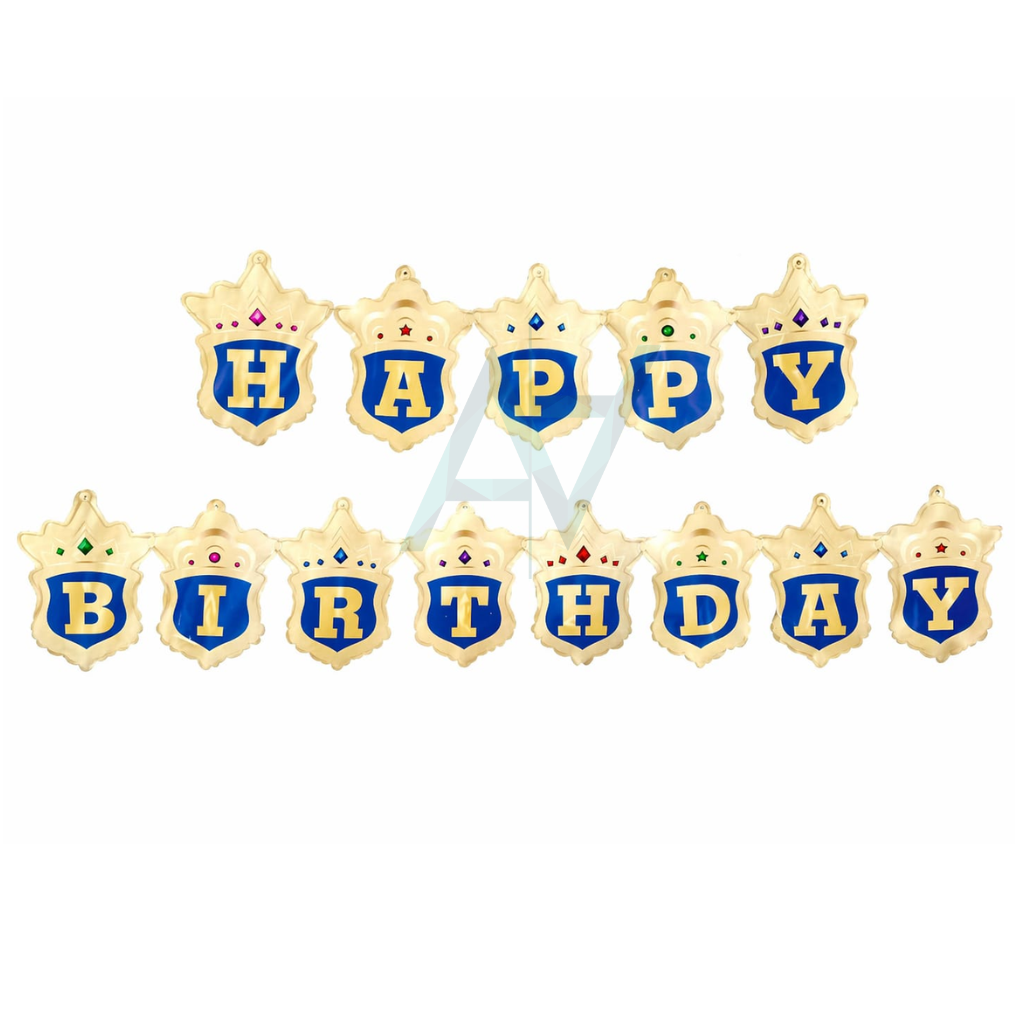Happy Birthday Foil Balloon Banner