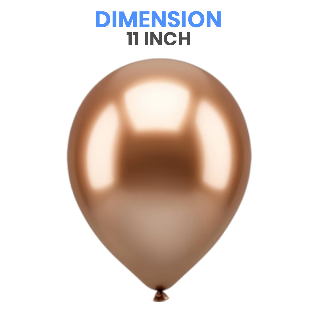 Qualatex Chrome Copper balloon - Aliakbardecoration
