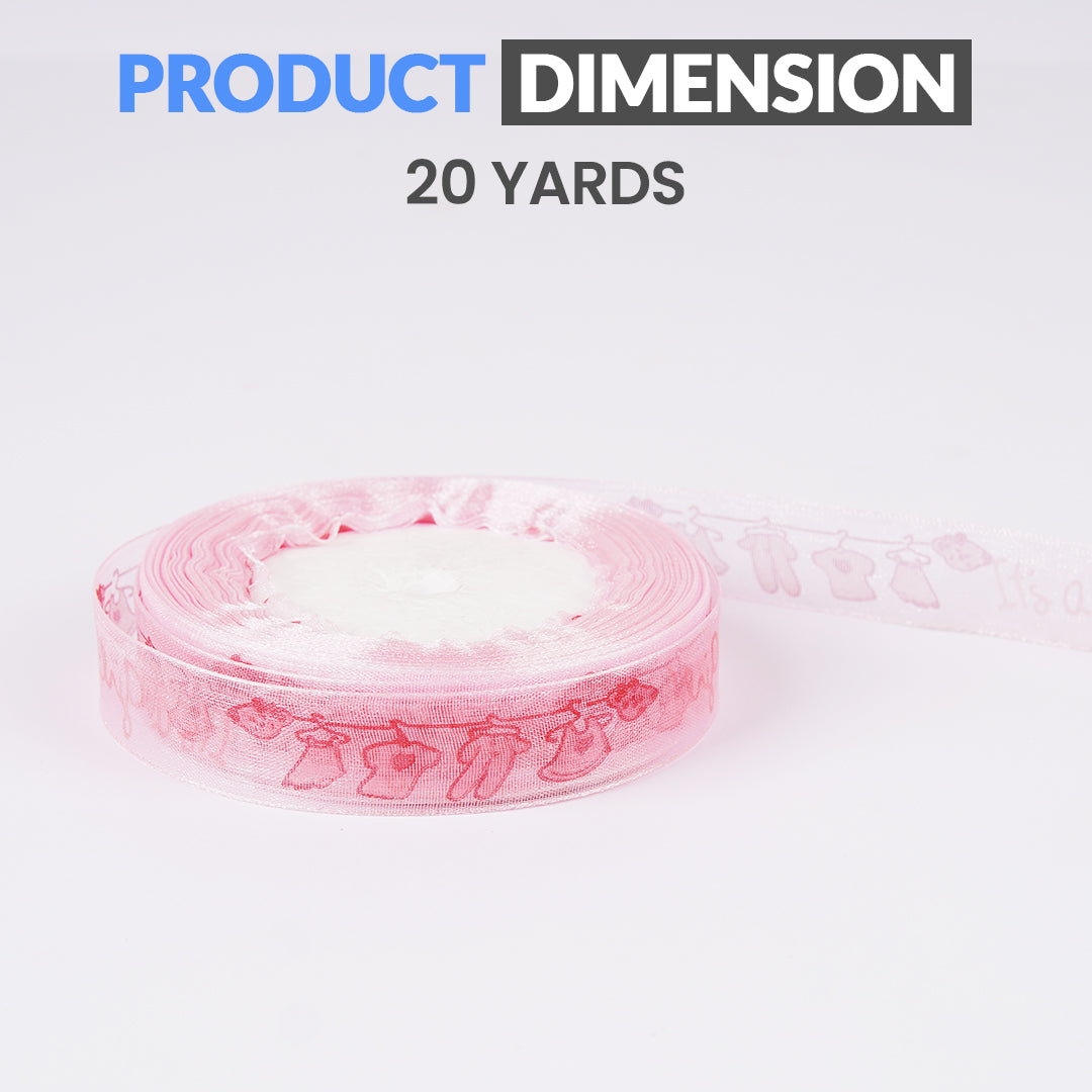 Printed Ribbons Its a Girl 20 Yard