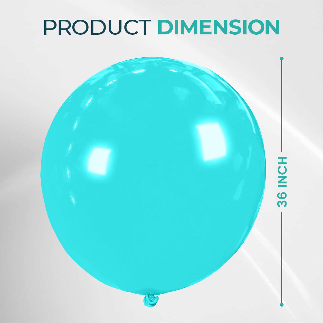 Sea Green Giant Latex Balloon – 36 inch Oversized Party Balloon for Decor & Photos - Aliakbardecoration