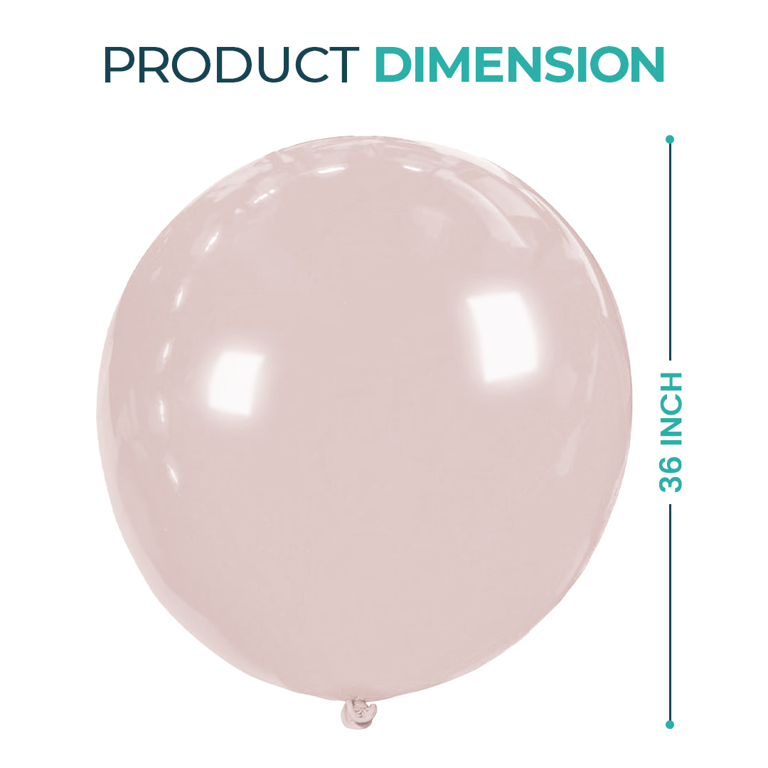 Champagne Giant Latex Balloon – 36 inch Oversized Party Balloon for Decor & Photos - Aliakbardecoration