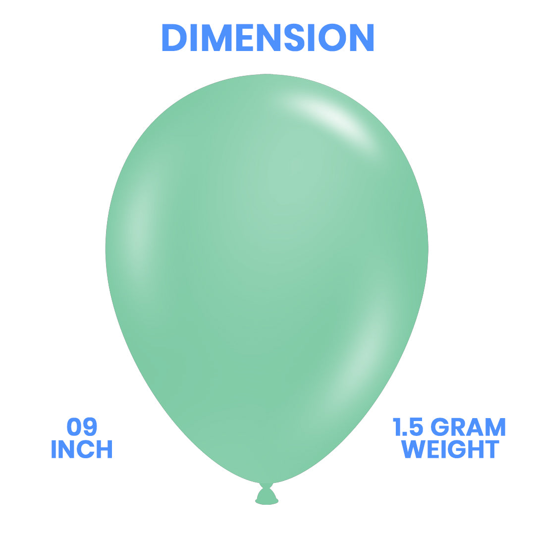 Kaiyue Mint Green Color Latex Balloon