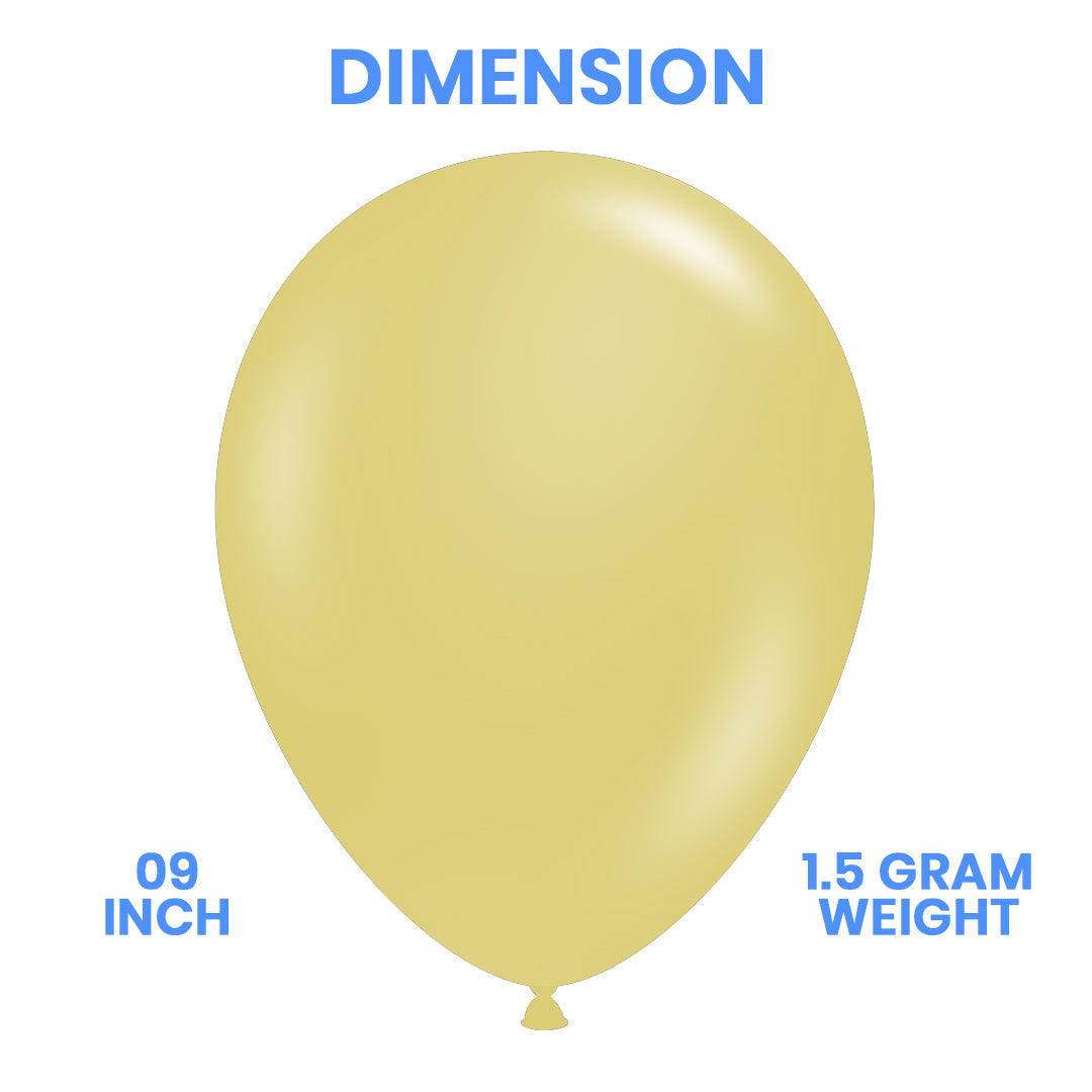 Kaiyue Lemon Yellow Color Latex Balloon