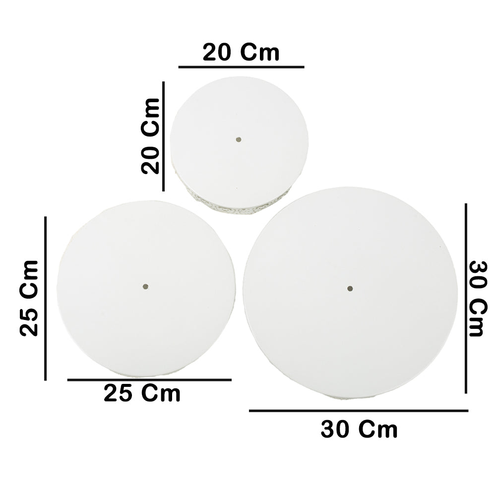 3 Tier White Cupcake Stand - ardor