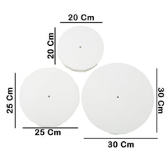 3 Tier White Cupcake Stand - ardor