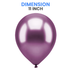 Qualatex Chrome Mauve balloon