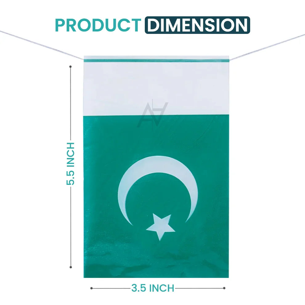 Pack of 100- 14th August Jhandia Buntings