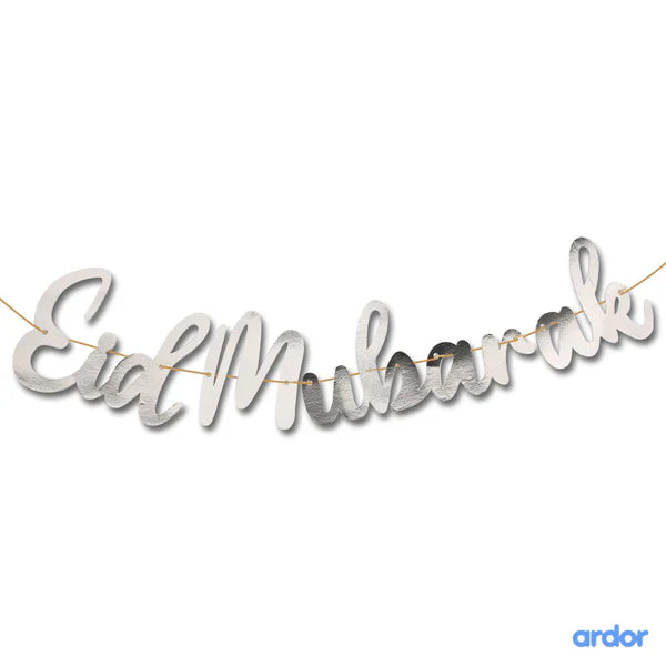 Eid Mubarak Laser Cut Banner